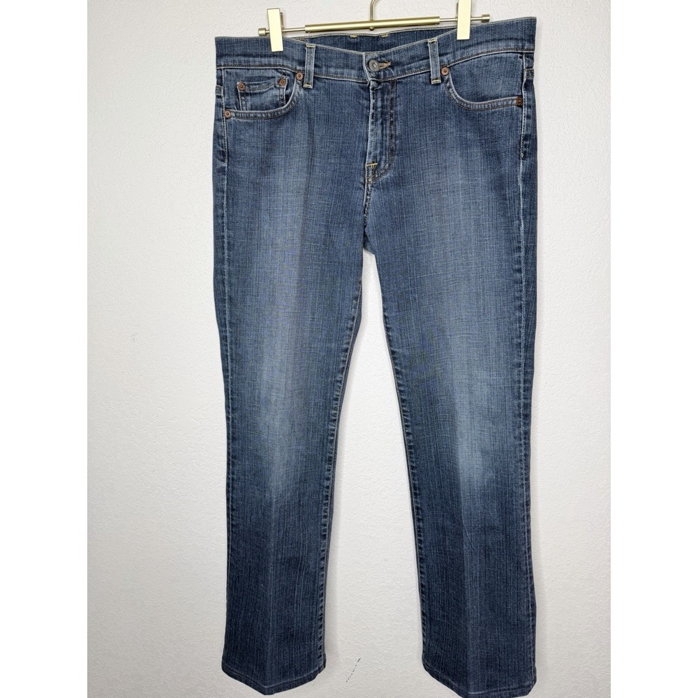 Lucky Brand Sundown Jeans Womens 10/30 Blue Denim Strait Med Wash USA‎